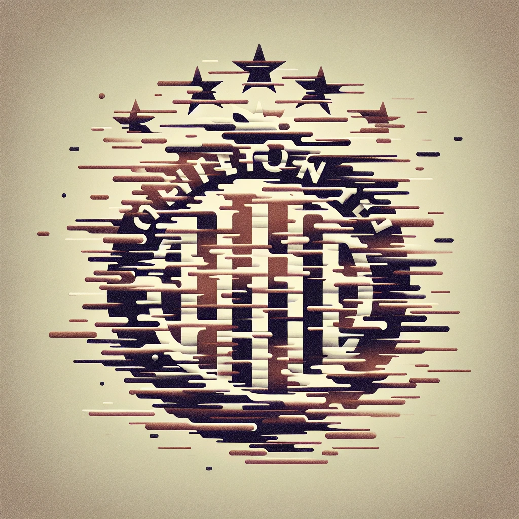 Escudo distorsionado